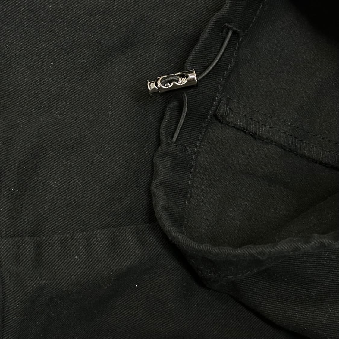 제멋 블랙 와이드 카고바지 조거 팬츠 밴딩 바지 상품이미지5