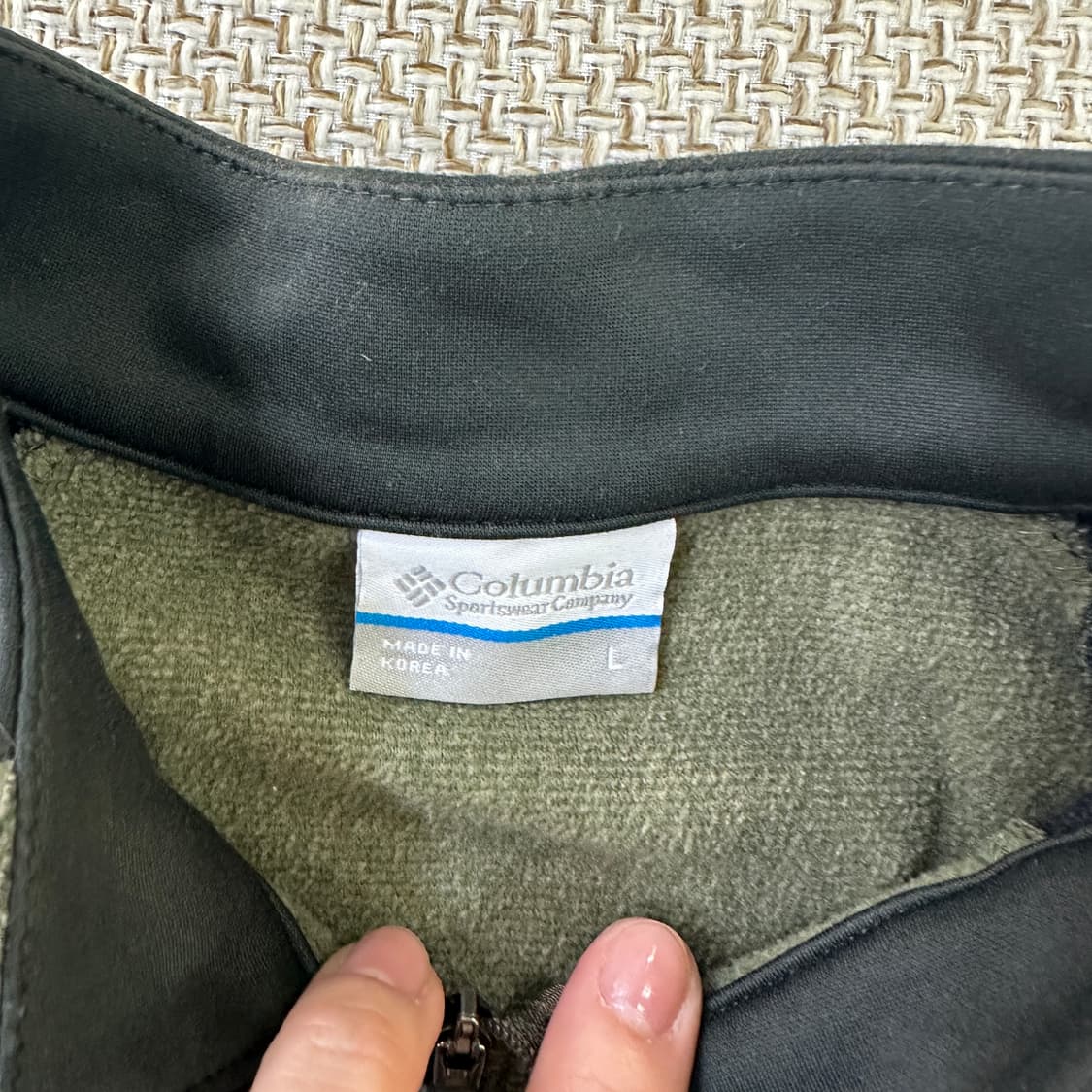 L 컬럼비아 플리스 반집업 자켓 0403D 상품이미지2