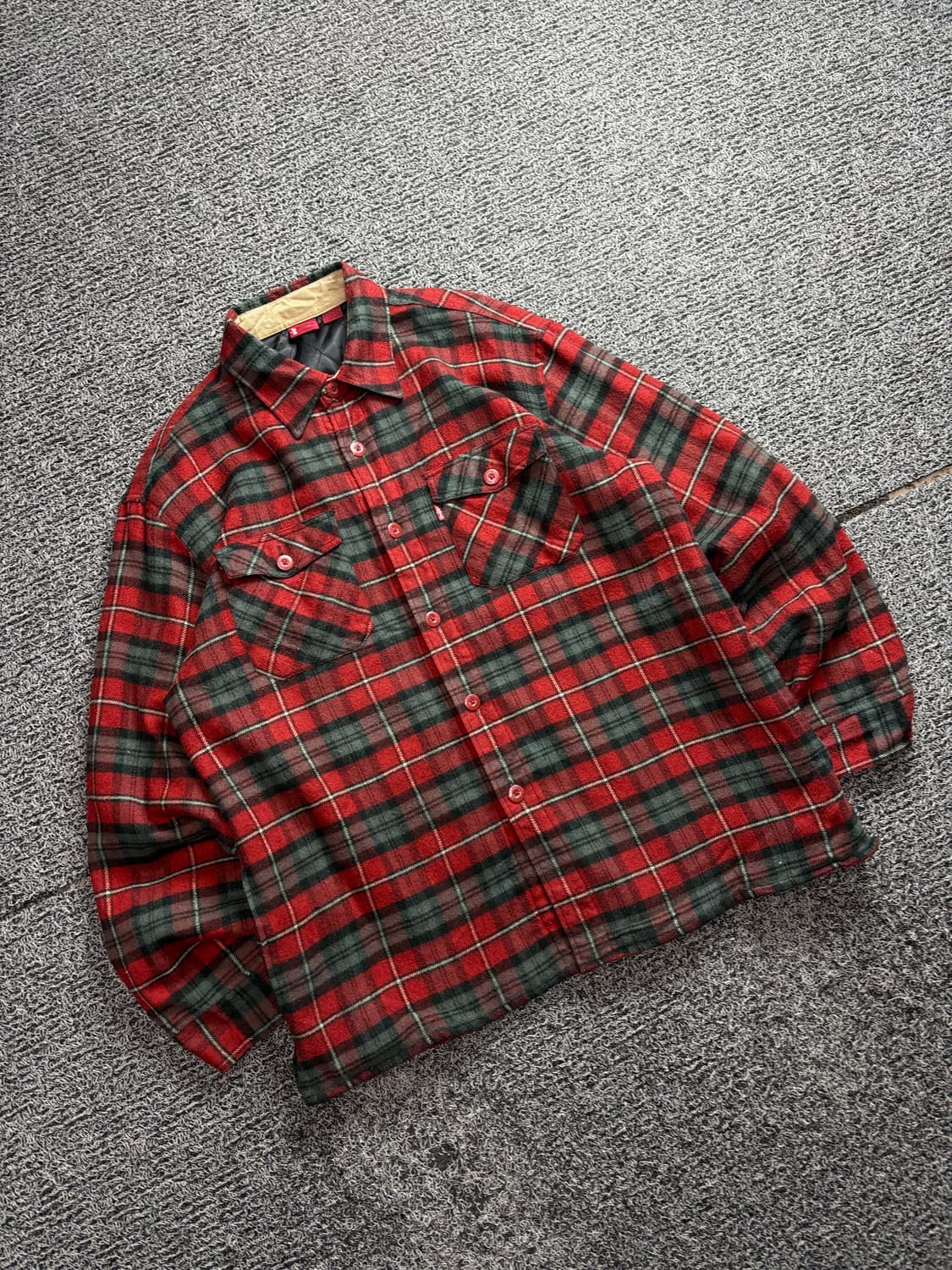 리바이스 레드탭 타탄 체크 웨스턴 플란넬 셔츠 자켓 2726 상품이미지1