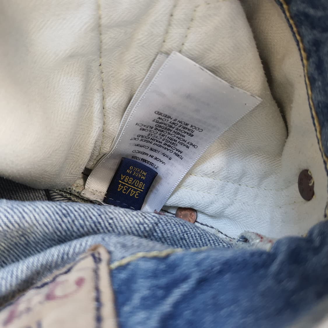 폴로 랄프로렌 데님 청바지 남자34 상품이미지5