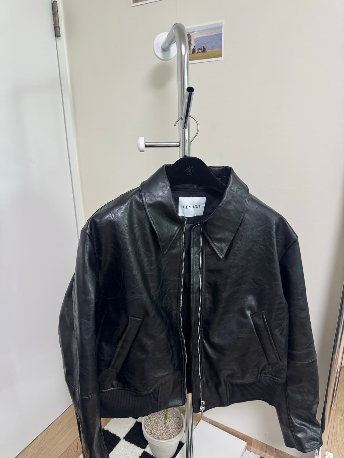 르마드 가죽 자켓 2 size 상품이미지3