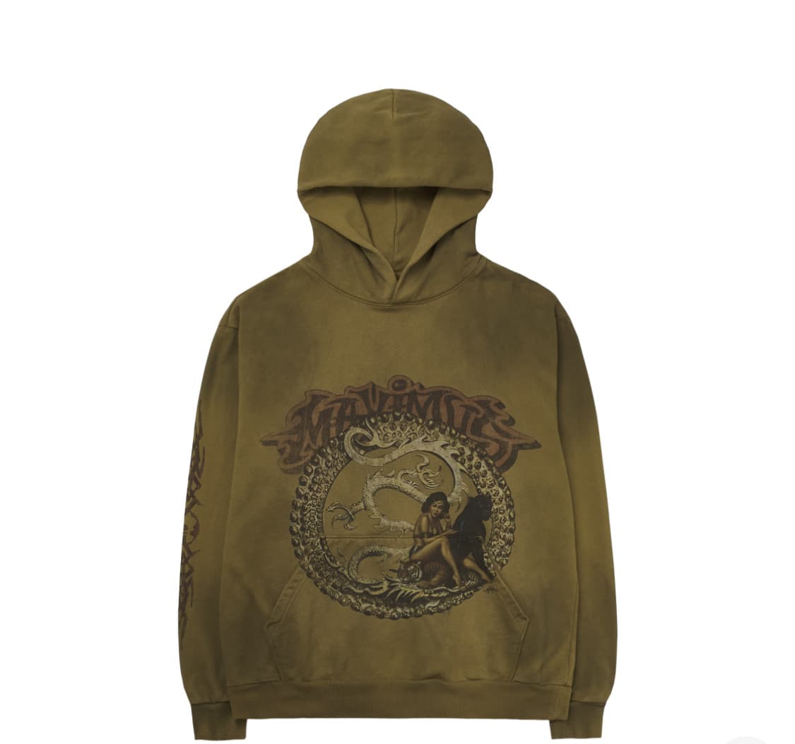 [XXL] 트래비스스캇 md 스프레이 후드 탄 상품이미지1