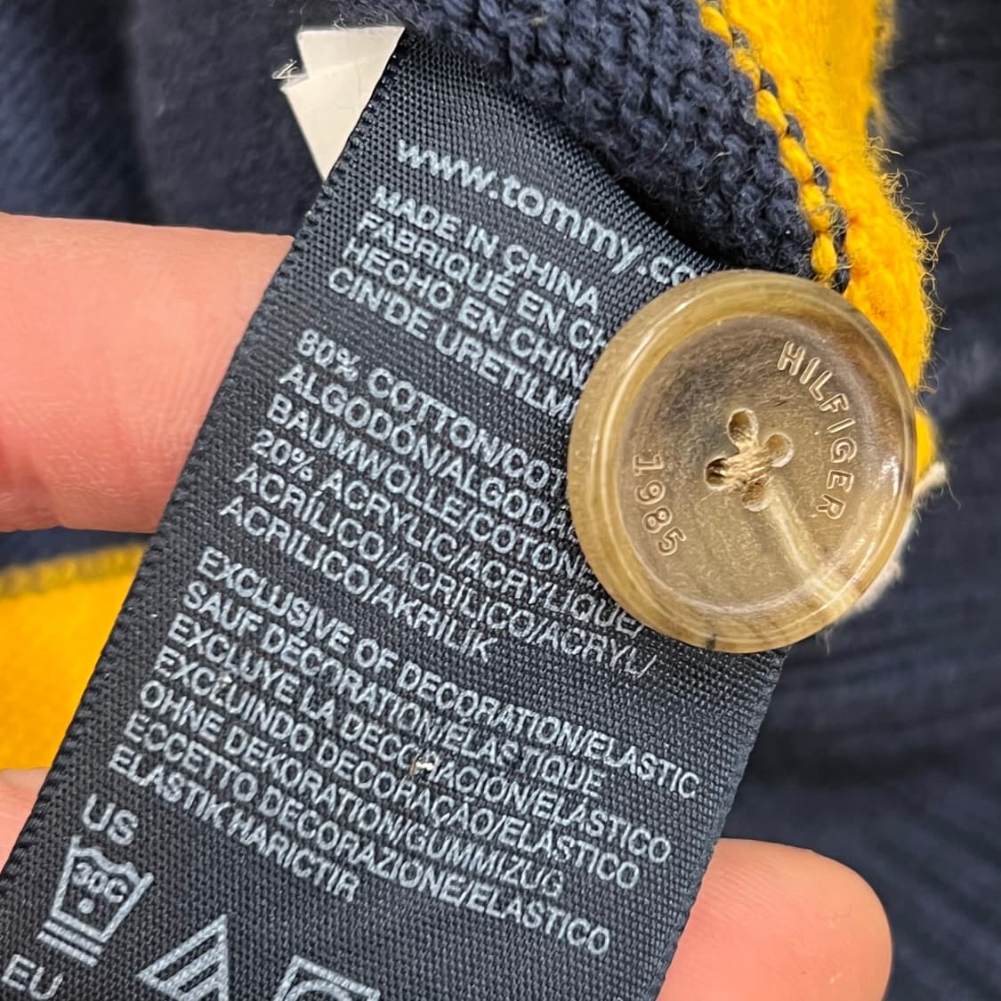 타미힐피거 스트라이프 니트가디건 r3039 상품이미지6