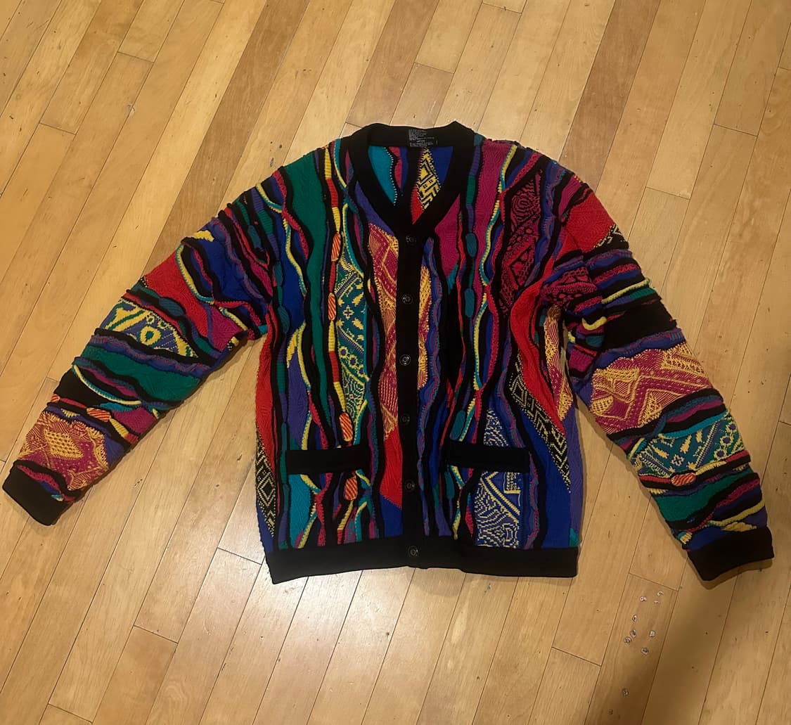 Coogi 쿠지 케이블 니트 가디건 상품이미지1