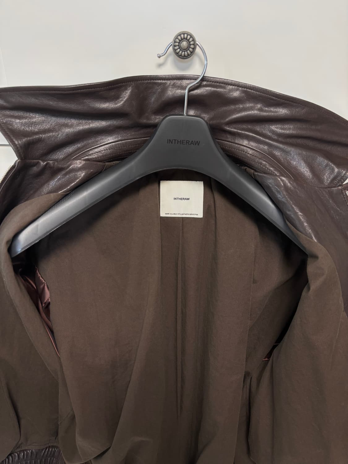 인더로우 리더 A2 자켓 다크 브라운 1size 상품이미지8