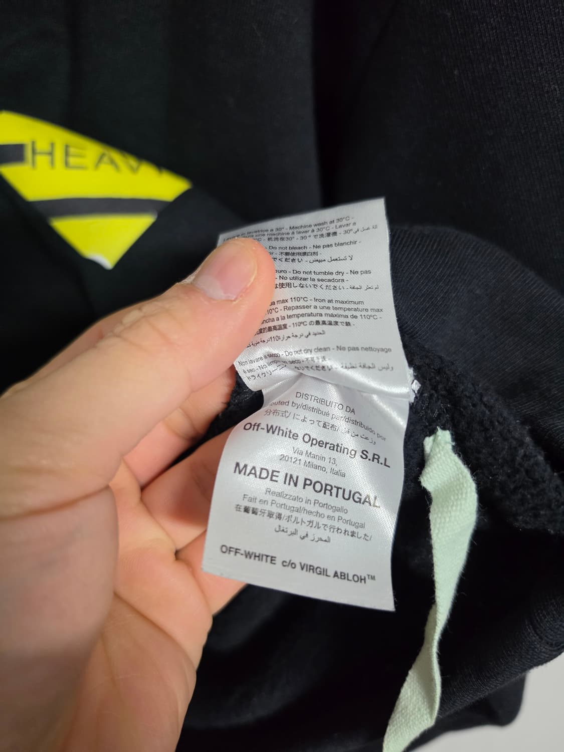 오프화이트 후드티 S 상품이미지4