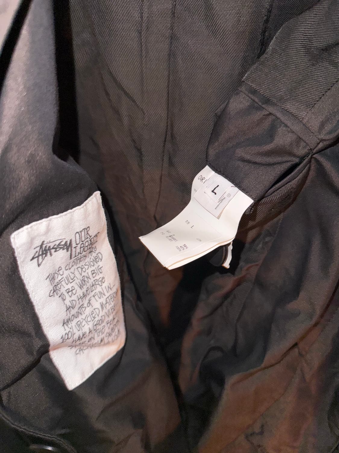 아워레가시X스투시 워크샵 래글런 카 코트 상품이미지3