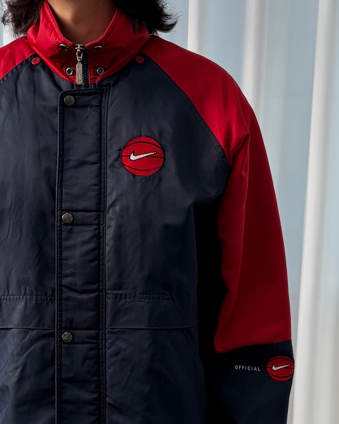 [M]나이키 90s 베이스볼 빅스우시 플리스 돕바 벤치 코트 상품이미지5