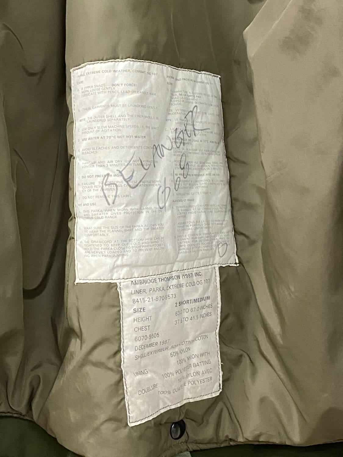 캐나다군 익스트림 콜드 파카 풀셋 M/S 상품이미지5