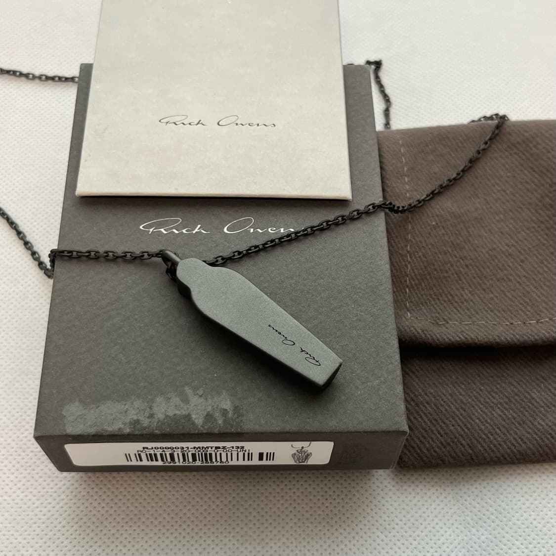 릭오웬스 SARCOPHAGUS 목걸이/블랙 상품이미지2