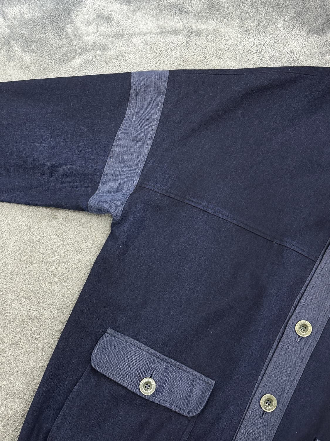 90s OURAGAN 마린 웨어 봄버 자켓 52 상품이미지5