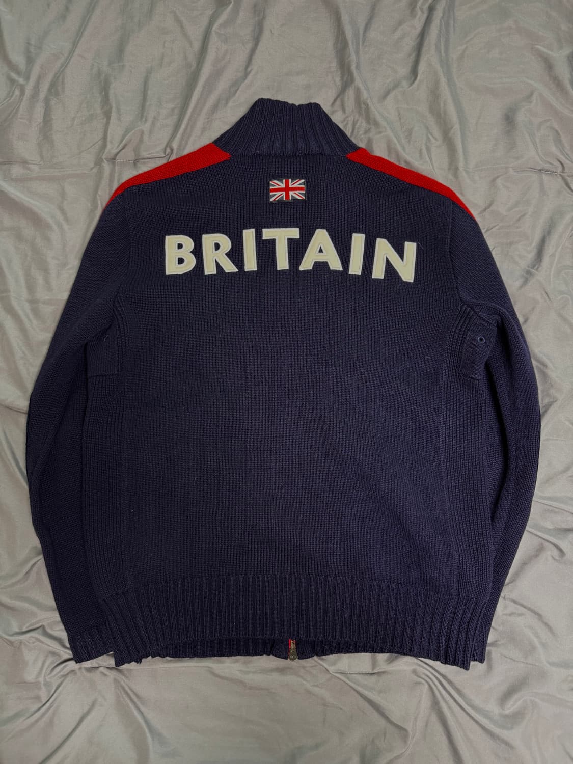 폴로 빅포니 브리튼 투웨이 니트집업 M 상품이미지2