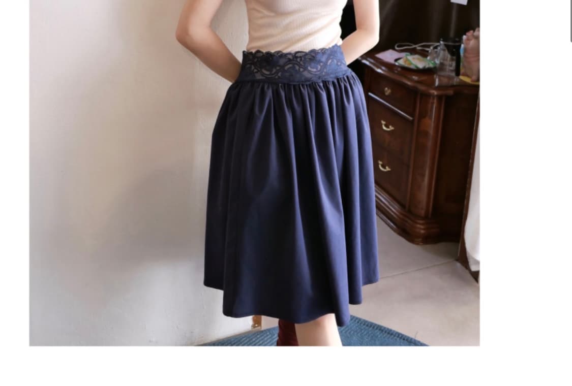 베이비랩 POWDER SKIRT IN NAVY 상품이미지4