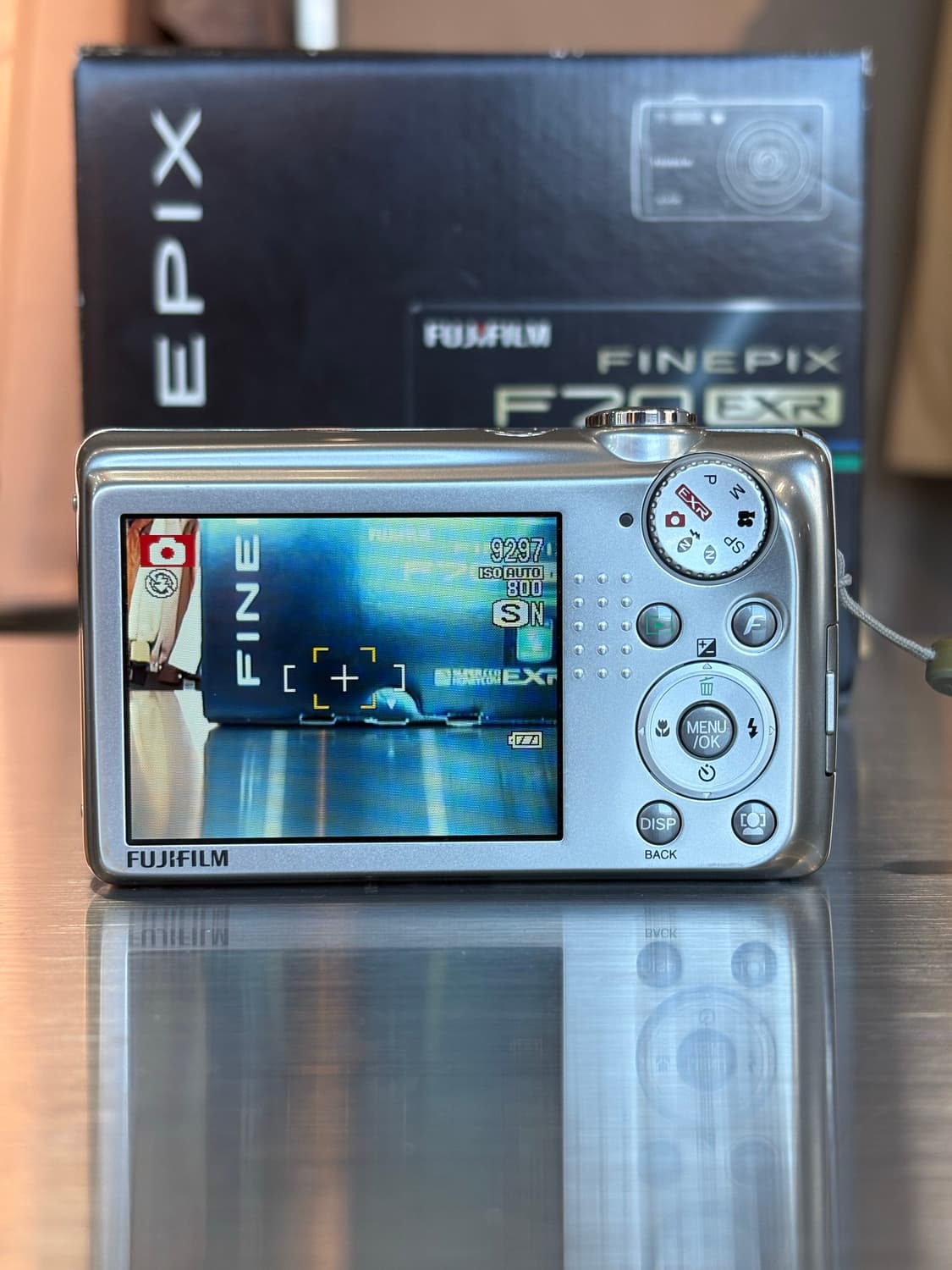 배터리2개/박스O/민트급)후지필름 파인픽스 f70exr 실버 빈티지디카 상품이미지3