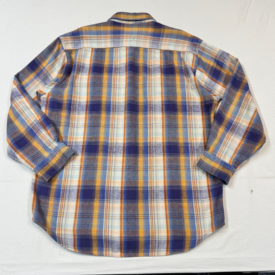 XL) Wrangler Trail 랭글러 플란넬 옴브레 체크 셔츠 상품이미지5