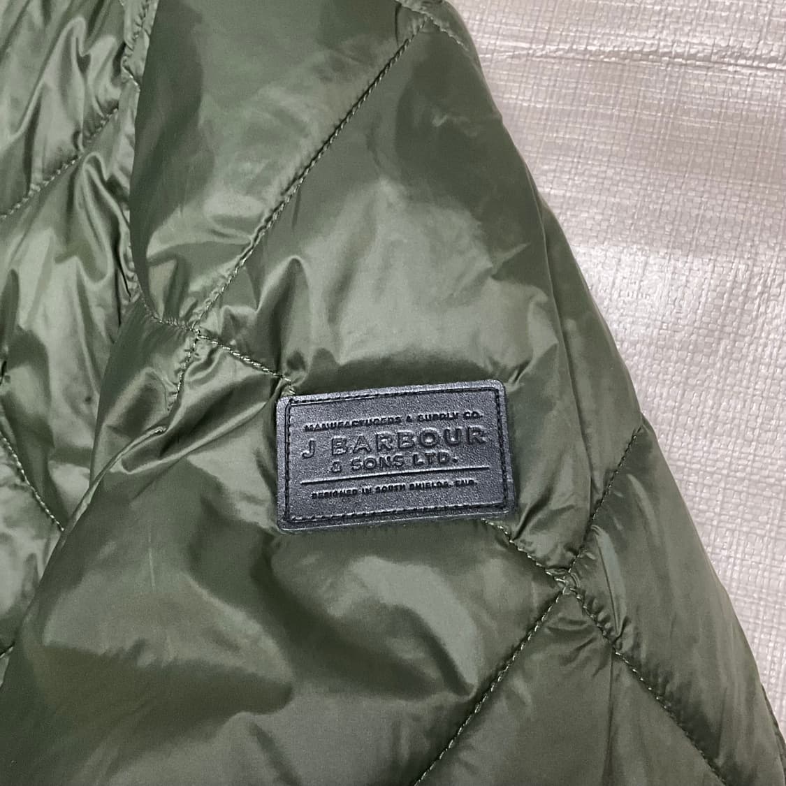 바버 퀼팅 패딩 자켓 XL 상품이미지4