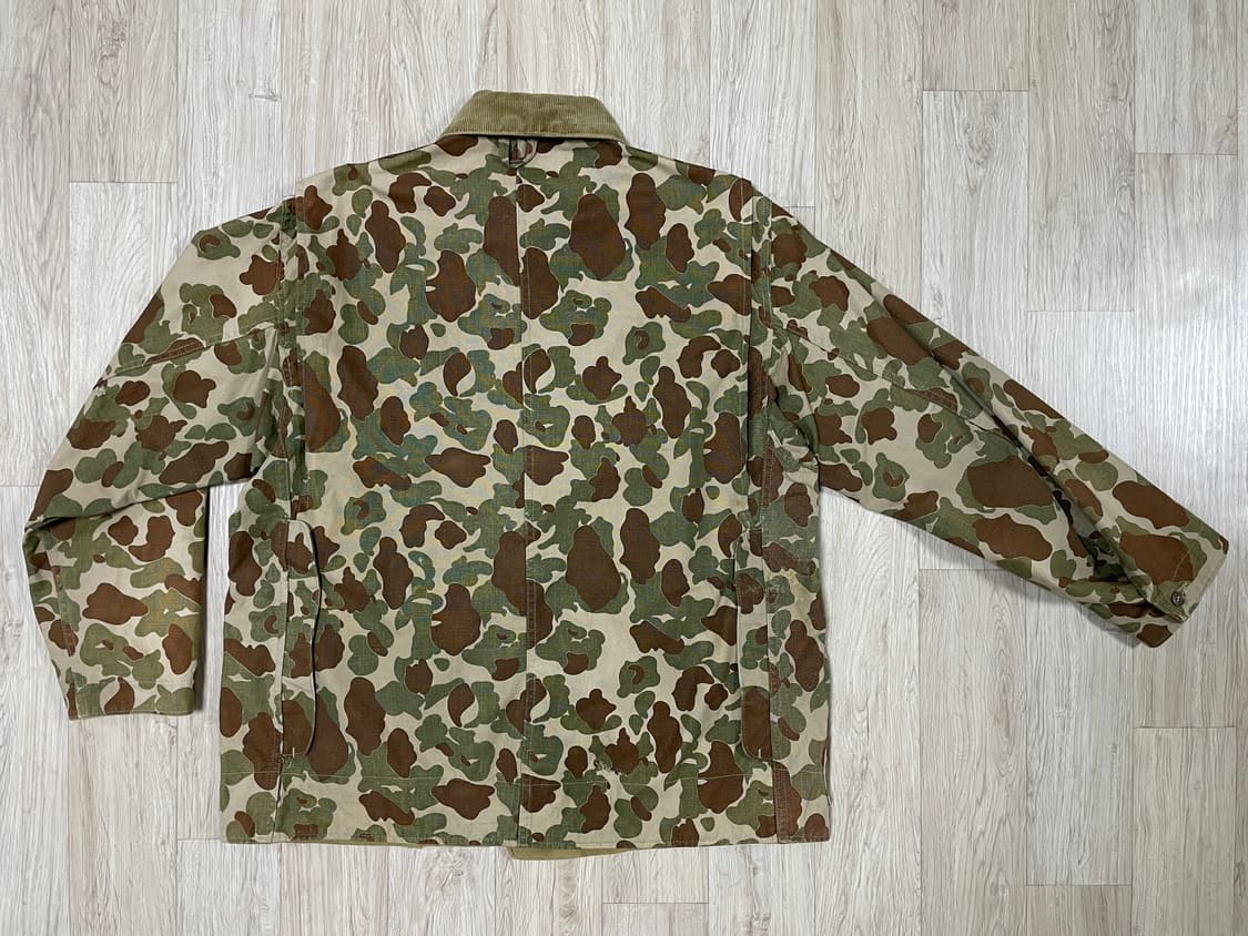 105~110) 60's 레드헤드 덕카모 코듀로이카라 헌팅자켓 상품이미지2