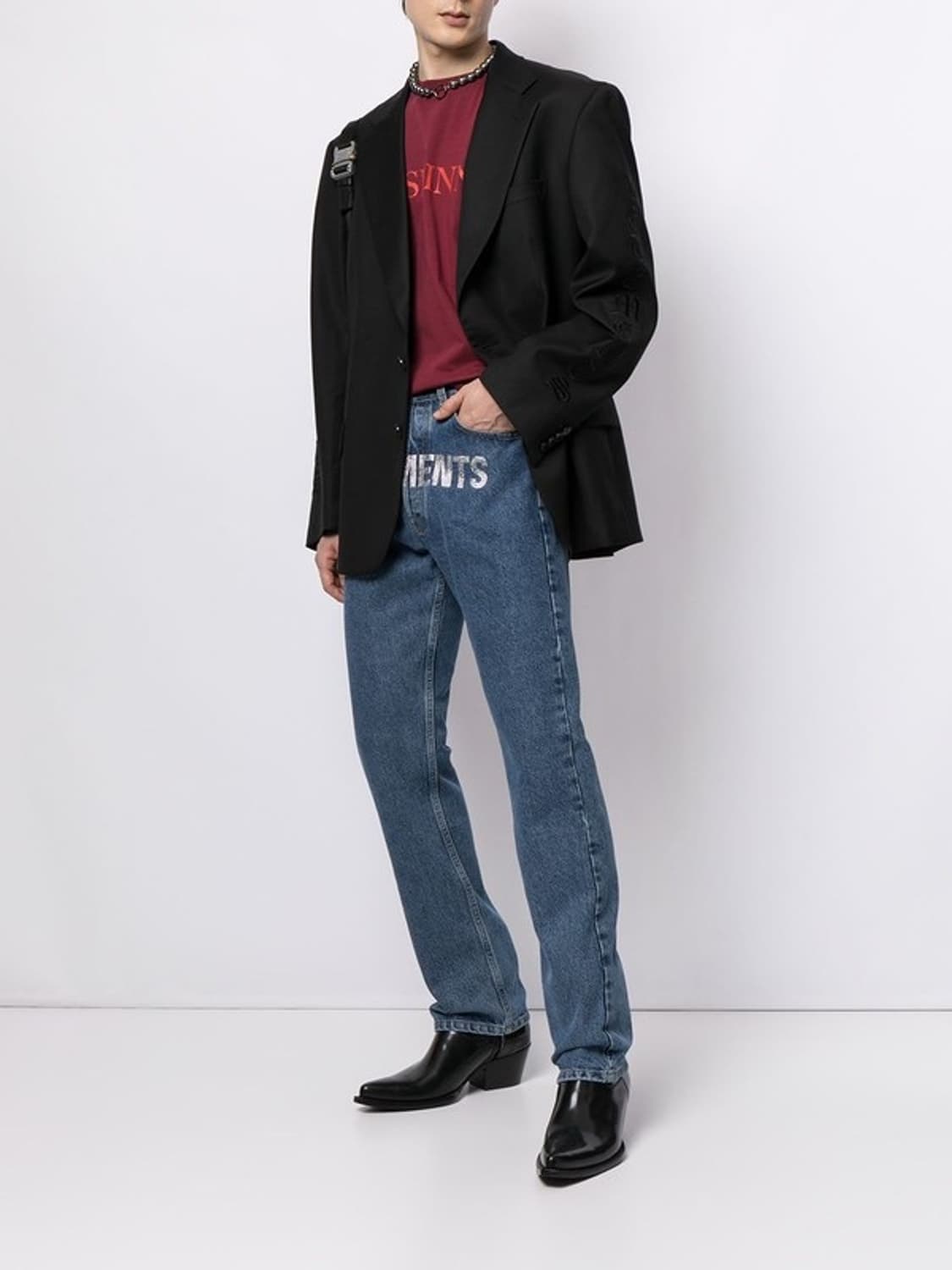 베트멍 크리스탈 앞로고 데님 상품이미지1