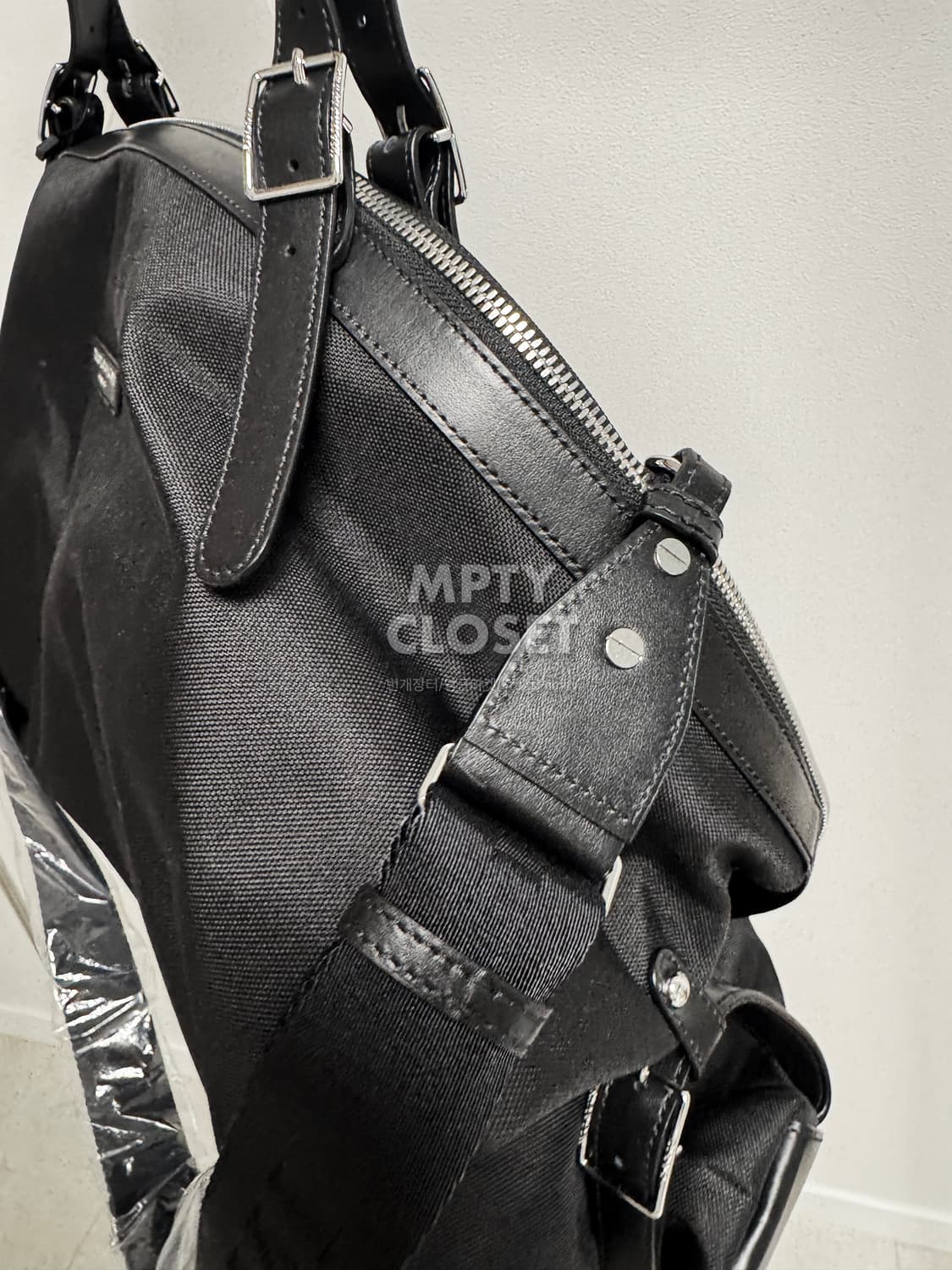 우영미 라지 코듀라 토트백 블랙 상품이미지7