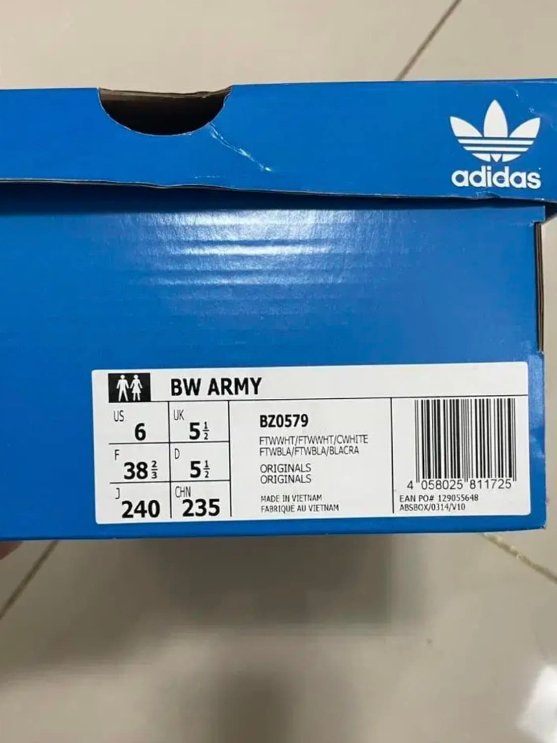 아디다스 BW Army White 아미 화이트 240  상품이미지5