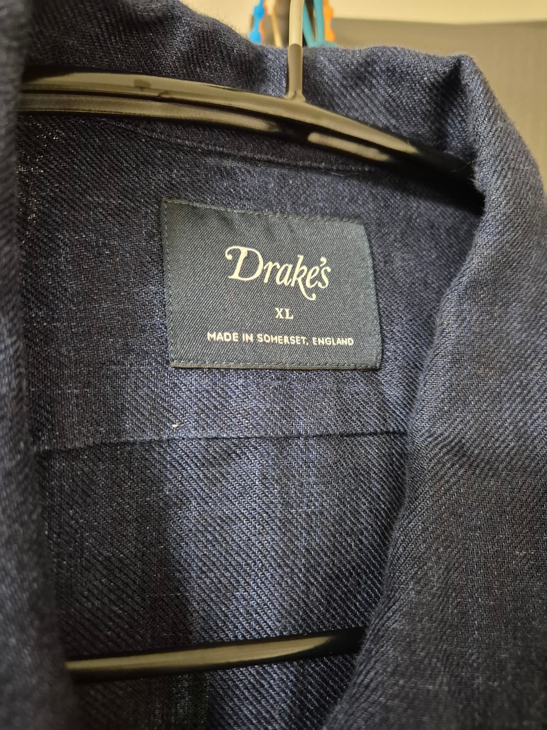 드레익스 린넨 오버셔츠 네이비 XL 상품이미지2