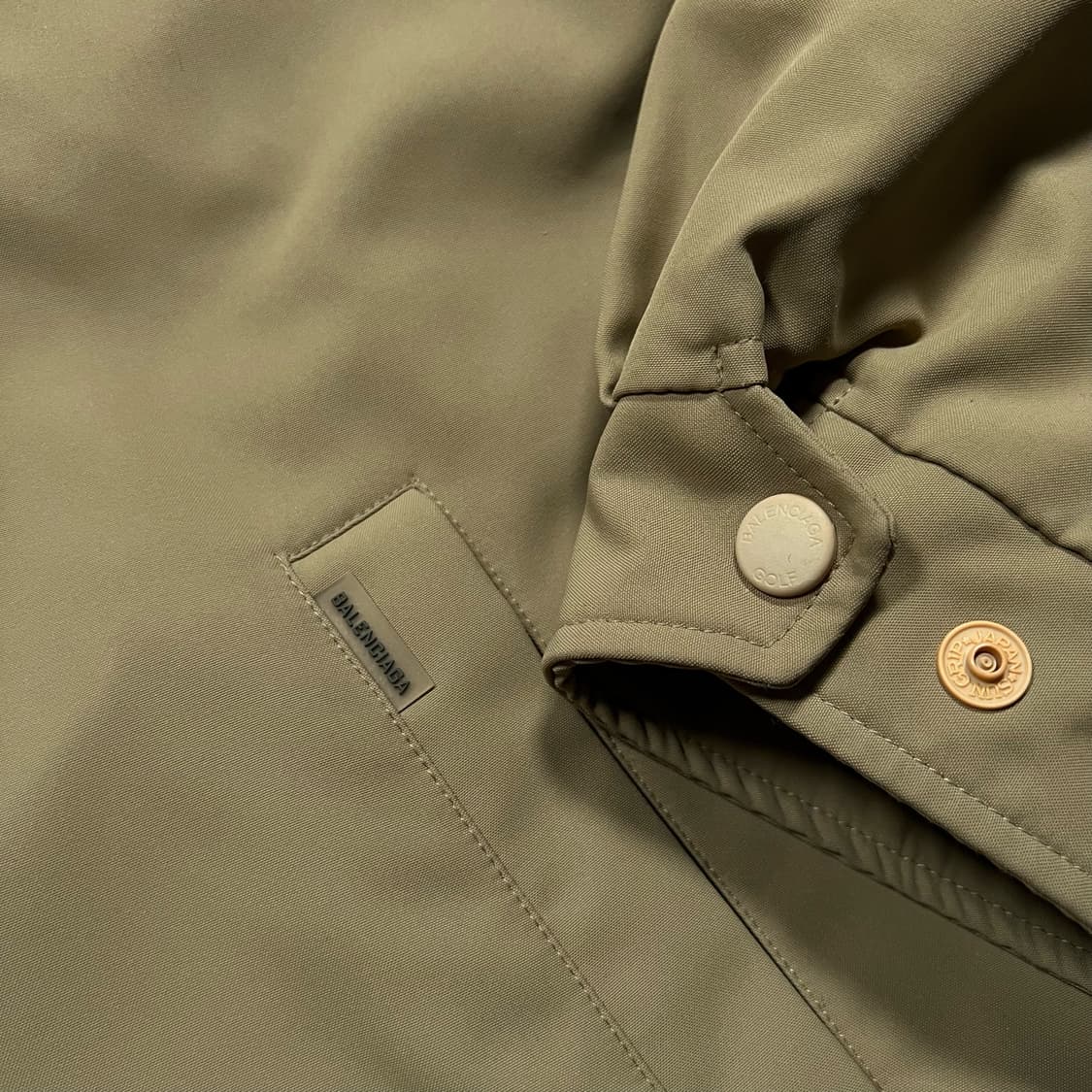 90's 발렌시아가 폴리쉘 기모 안감 점퍼 자켓 상품이미지3