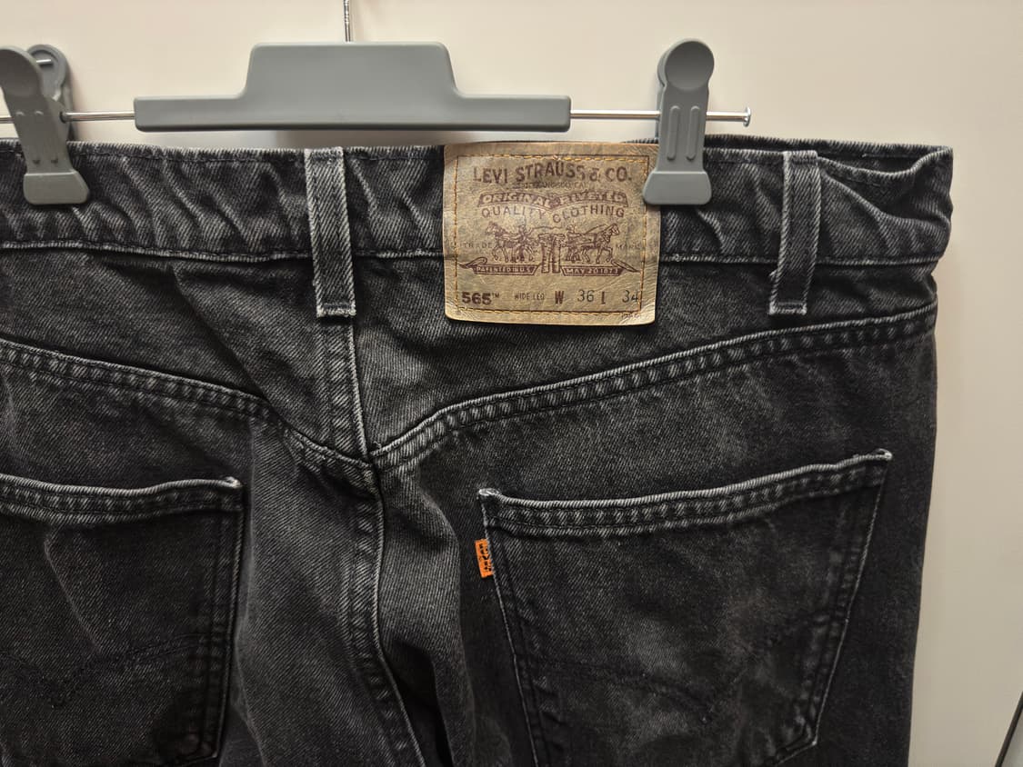 90s levis 565 black orange tab ! 상품이미지3