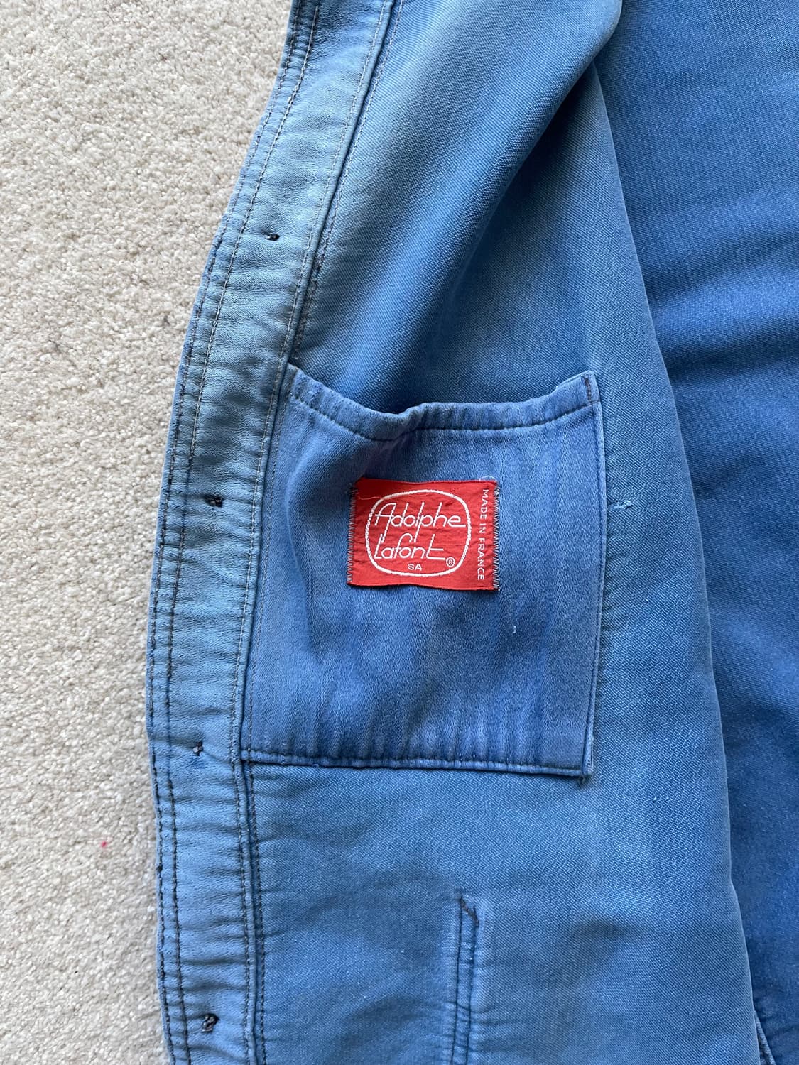 아돌프라퐁 70-80s 몰스킨 프렌치 자켓 (103-105) 상품이미지8