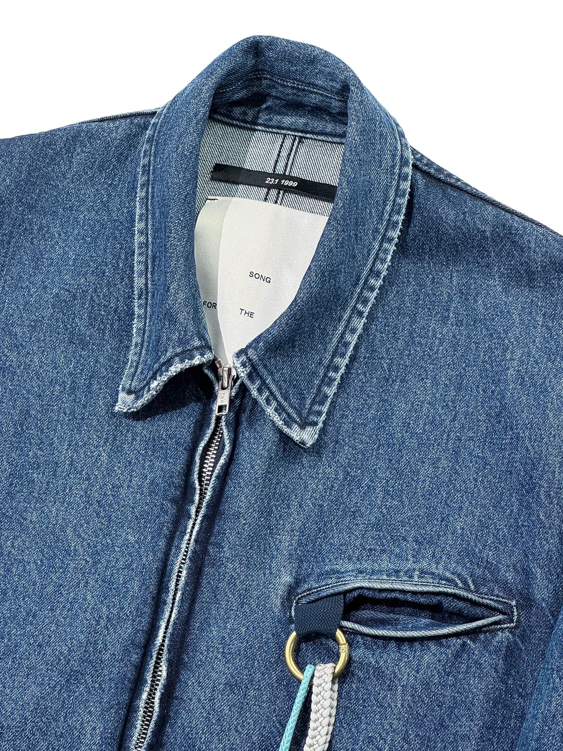 송포더 뮤트 코튼 워시드 데님 코치 자켓 (새상품) 상품이미지4