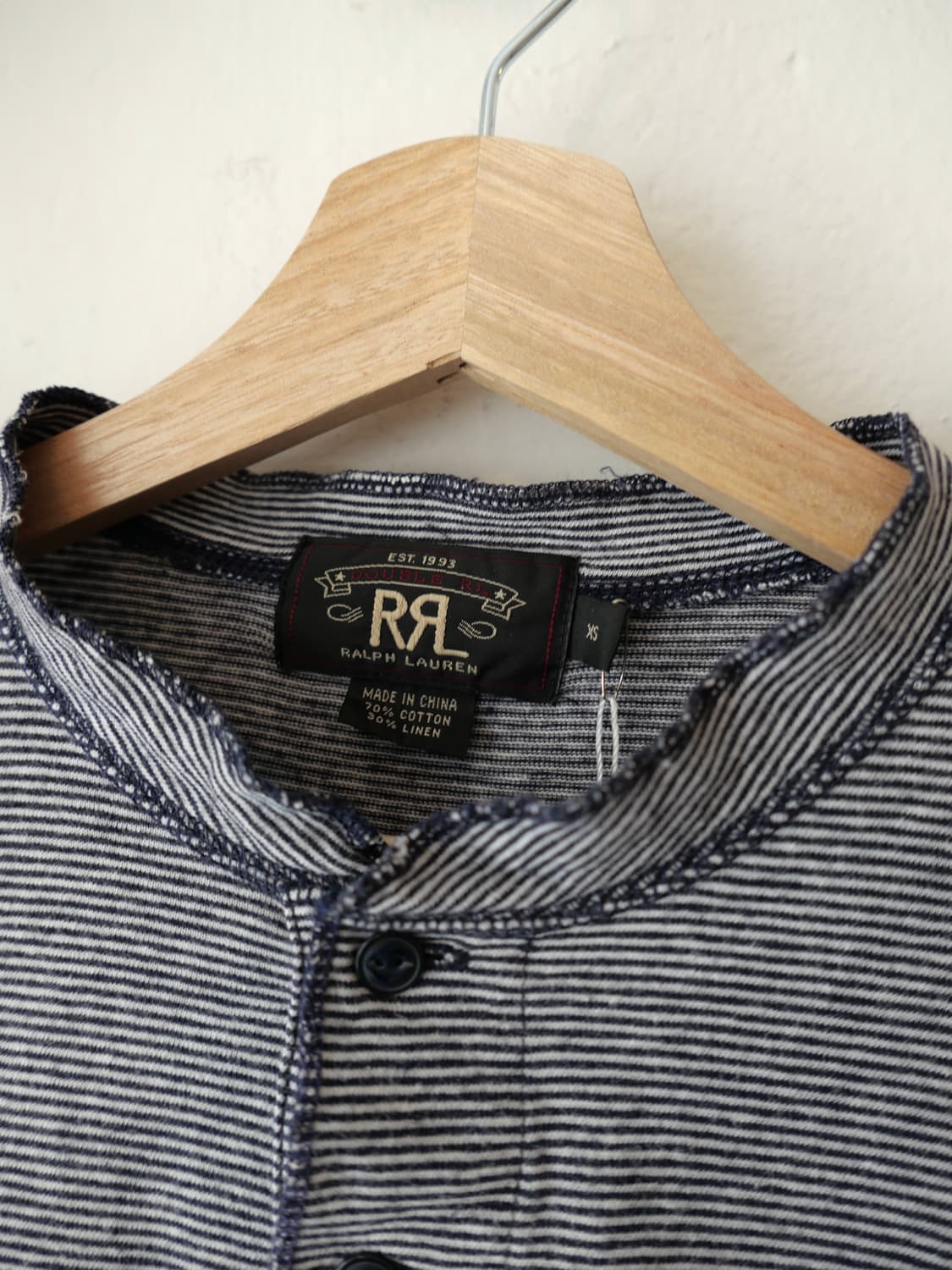 RRL 스트라이프 헨리넥 롱슬리브  상품이미지3