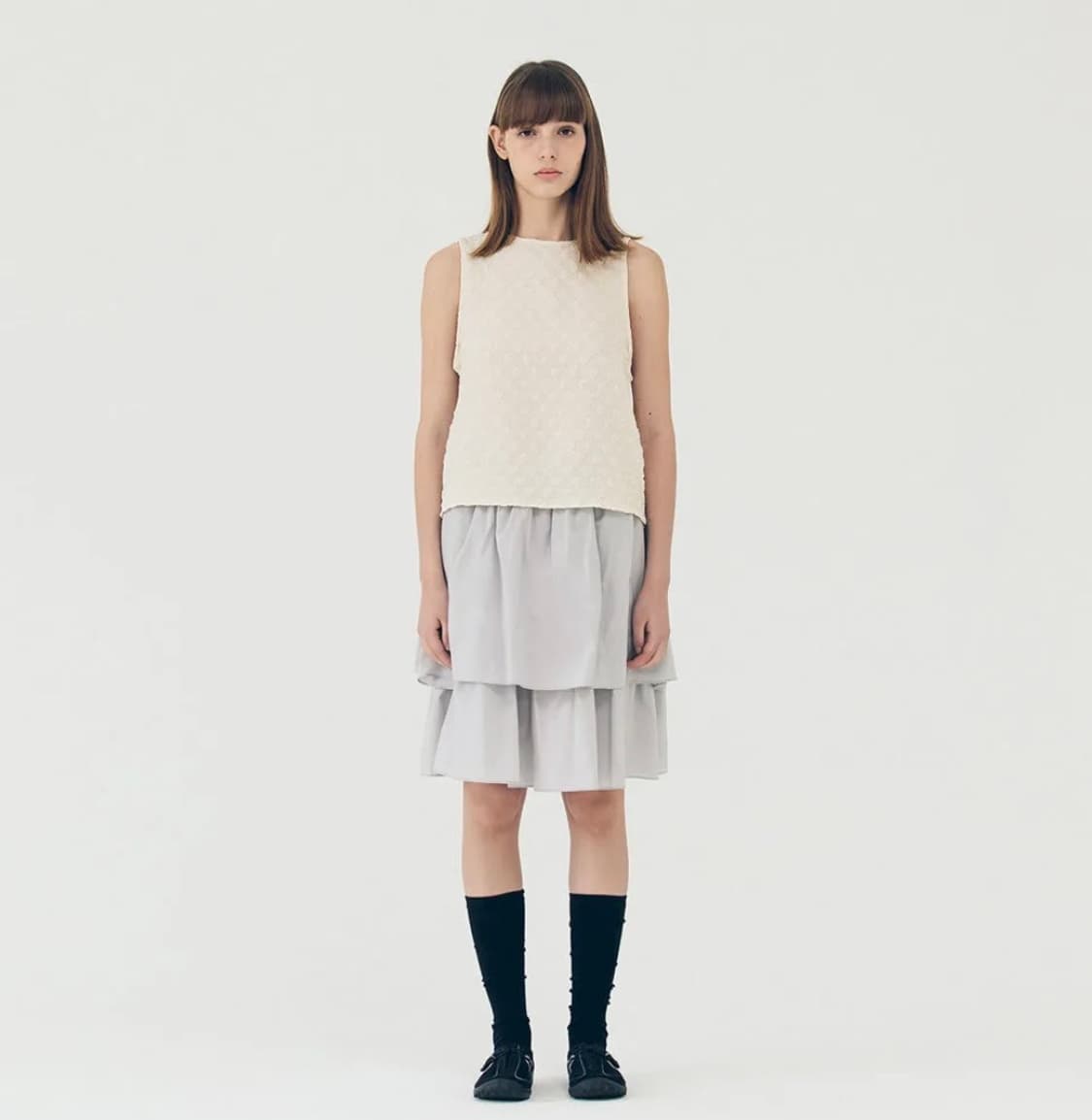 LAYERED SKIRT FOG 상품이미지2