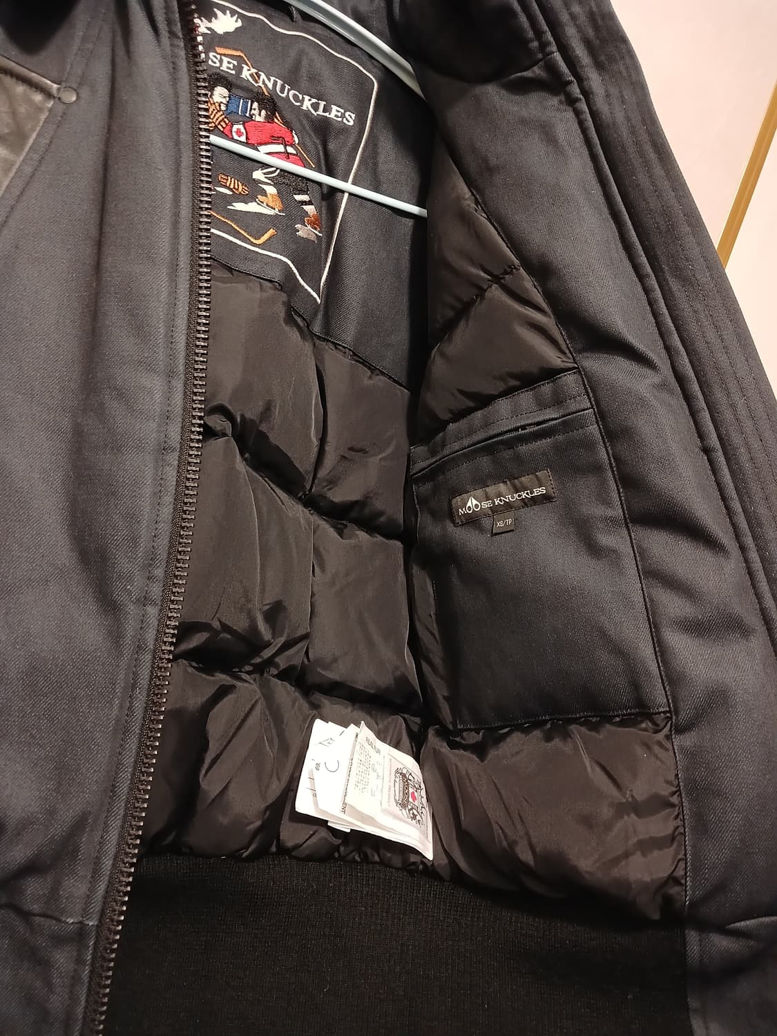 무스너클 정품 여성 레이디 데님 봄버 XS 사이즈 상품이미지4