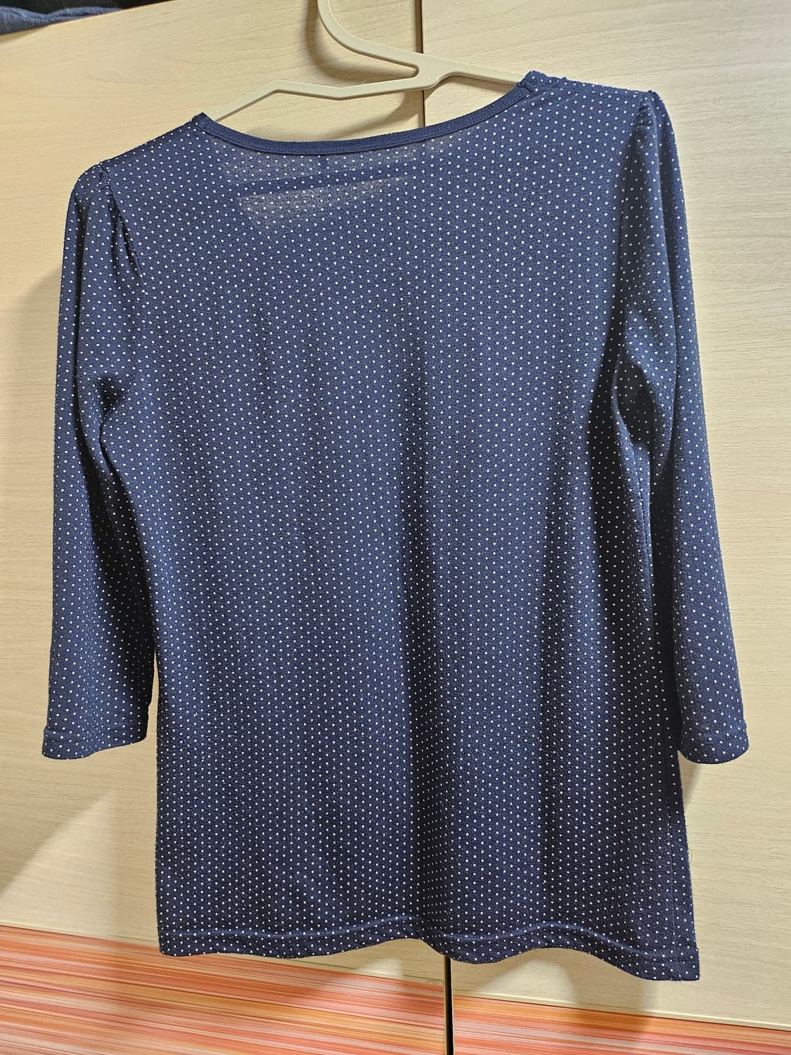 도트 땡땡이 7부 긴팔티 상품이미지2