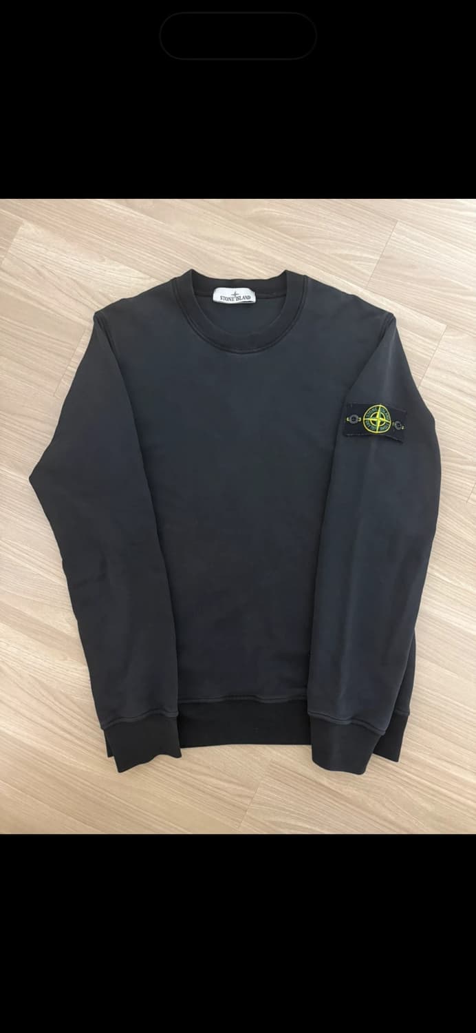 스톤아일랜드 맨투맨 블랙 M 상품이미지1