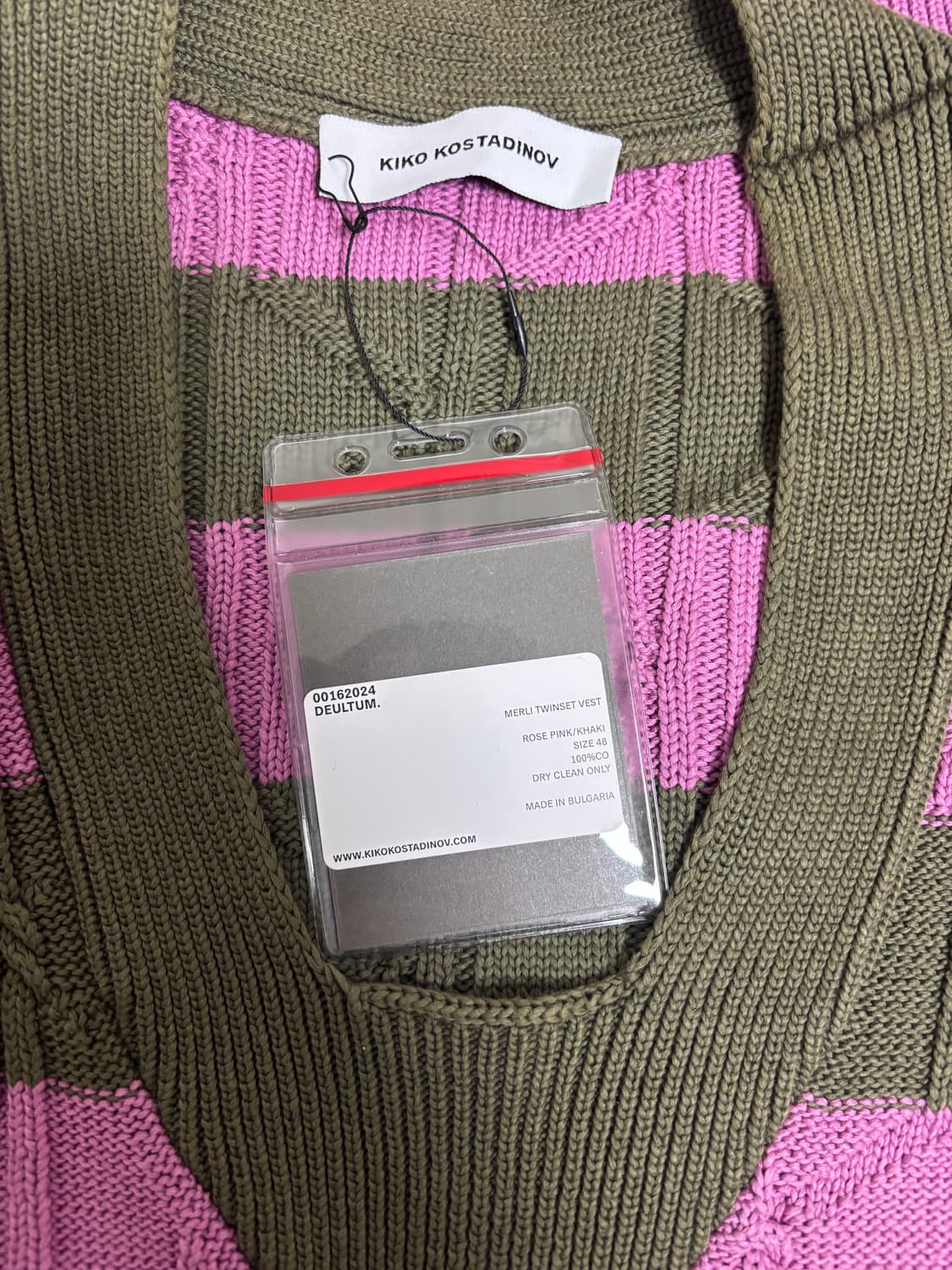 [48] 키코 코스타디노브 24SS 메를리 핑크 베스트 상품이미지4