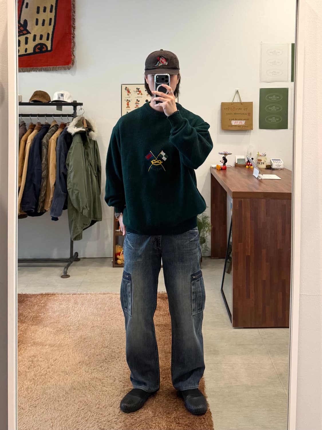 00s Levis 리바이스 503 카고 데님 팬츠 (32inch) 상품이미지2