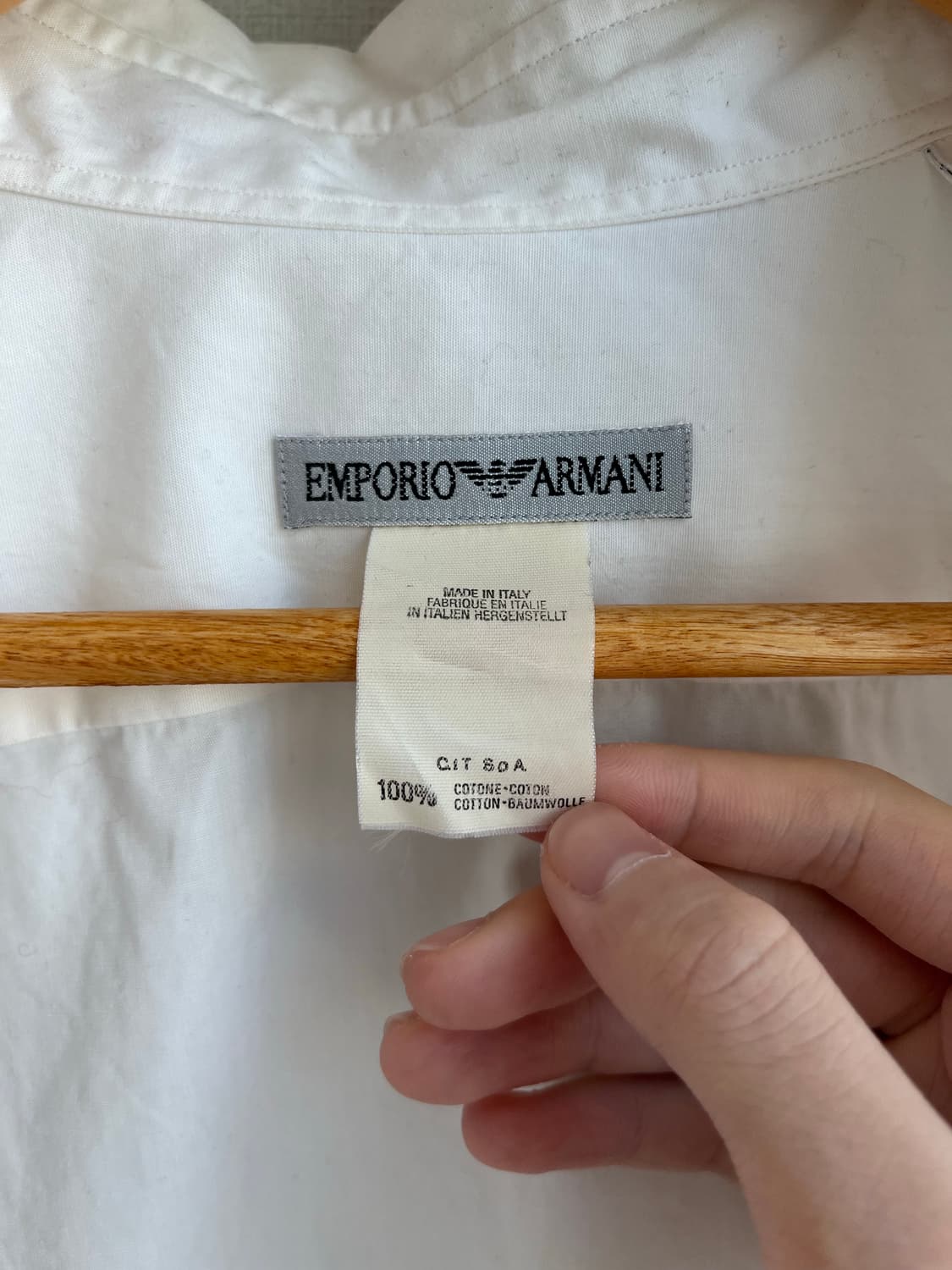 빈티지 아르마니 스냅버튼 셔츠 상품이미지4