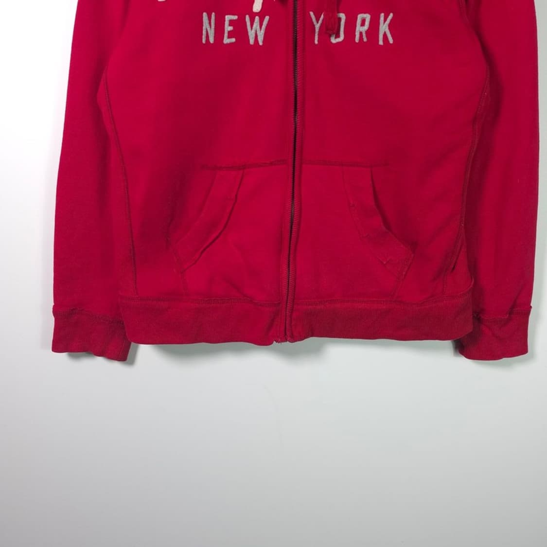 에어로포스탈 레드 양털 후드 집업 XXL 상품이미지4