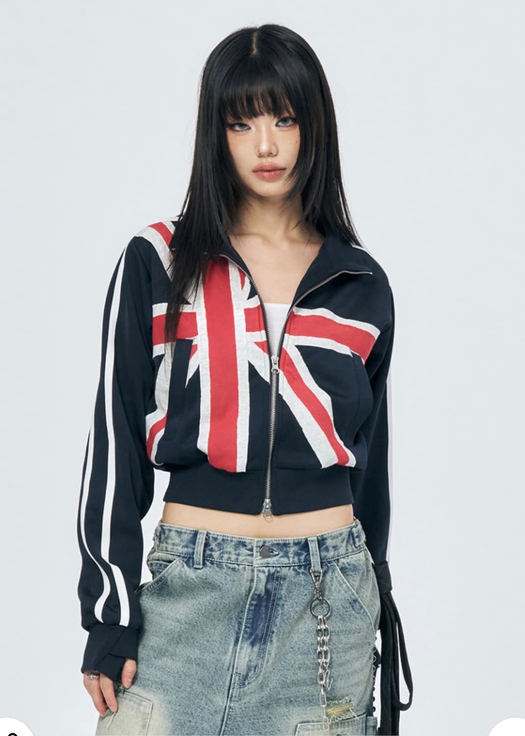 스키즘인듀싱 UNION JACK TRACK TOP 유니온잭 트랙집업 상품이미지2