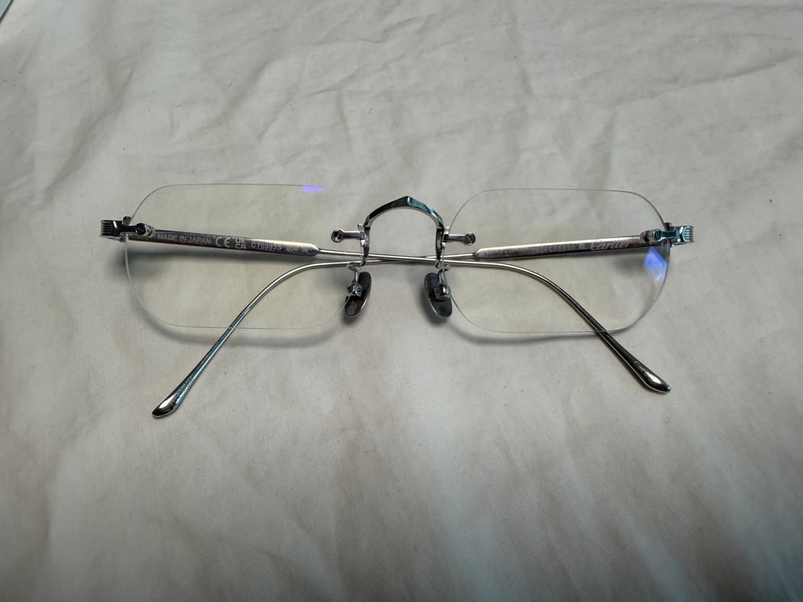 까르띠에 무테 안경 + 변색 렌즈 CT0393 상품이미지10