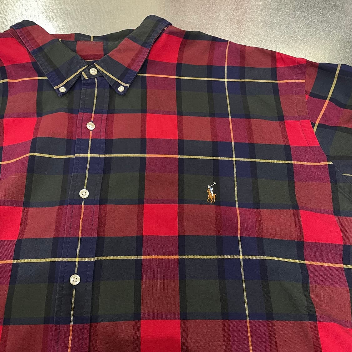 (4XL) POLO 폴로 랄프로렌 체크 셔츠 상품이미지5