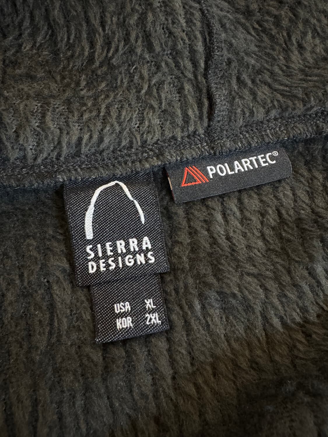 (2XL)시에라디자인 모스 폴라텍 알파 다이렉트 후드집업 차콜 상품이미지7
