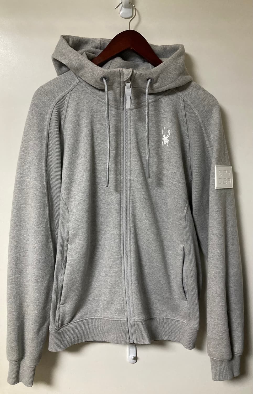 스파이더 공용 베이직 와펜 후드 집업 M(95) 상품이미지2