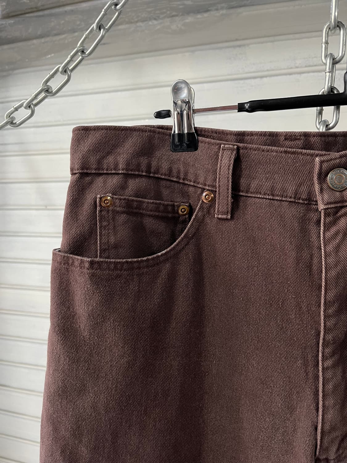 Mc Campbell brown cotton pants 🇯🇵 상품이미지5