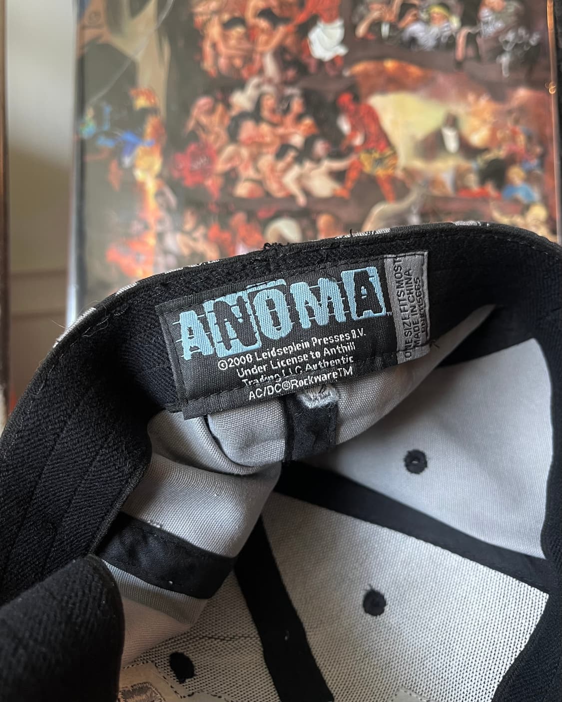 2000s AC/DC Official Collage Print Cap 상품이미지10