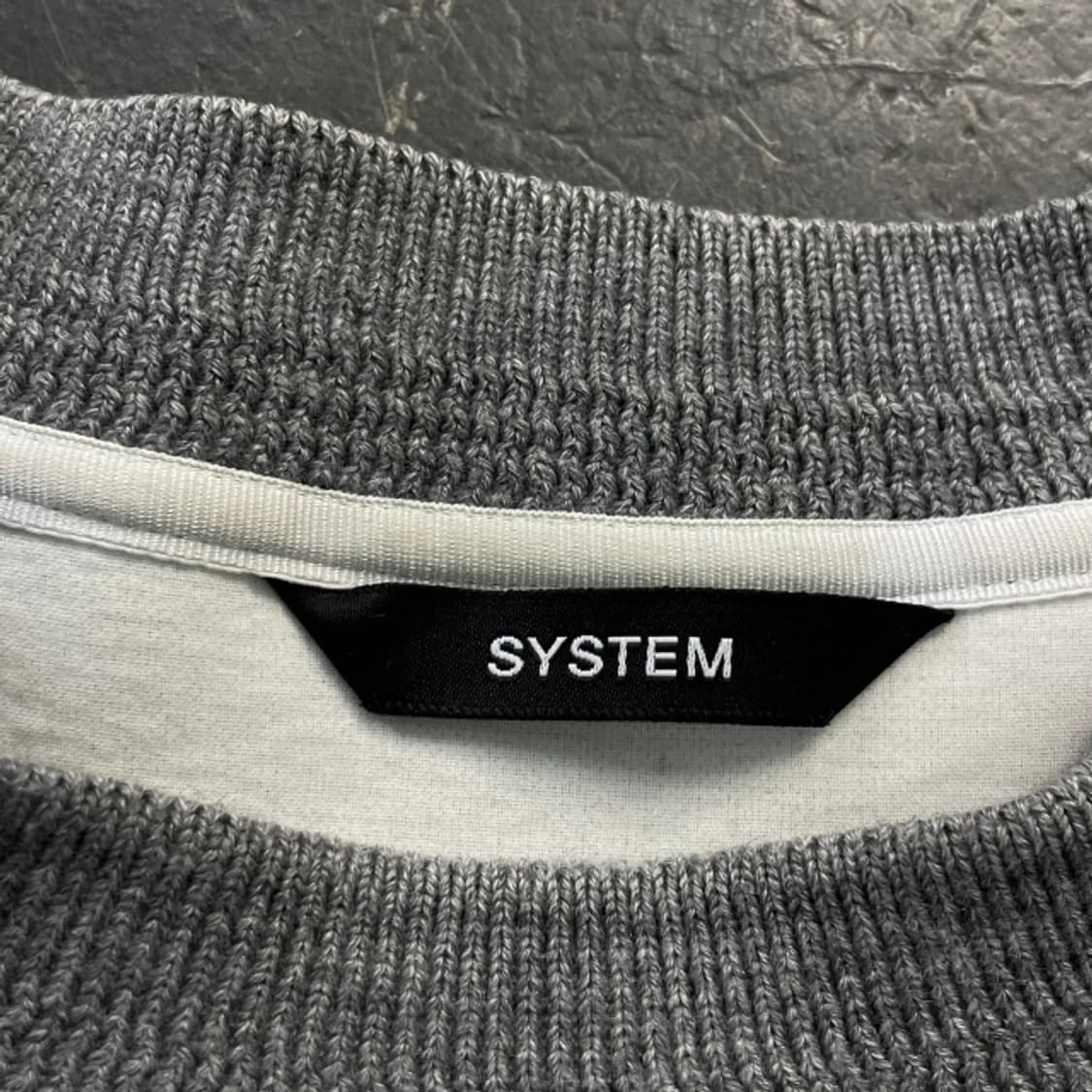 100 시스템 트임 니트 상품이미지3