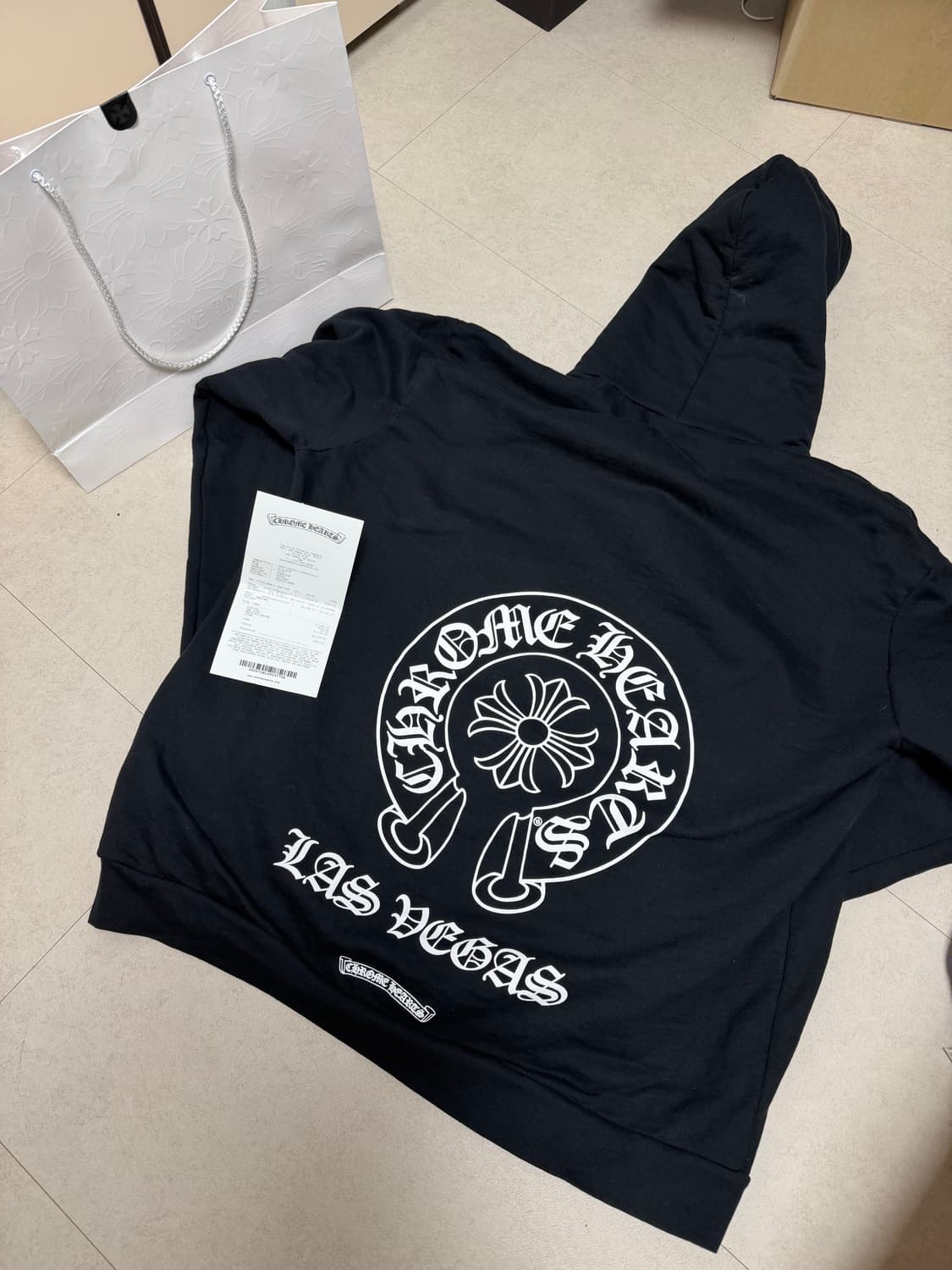 크롬하츠 라스베가스 한정 후드집업 XL 상품이미지1