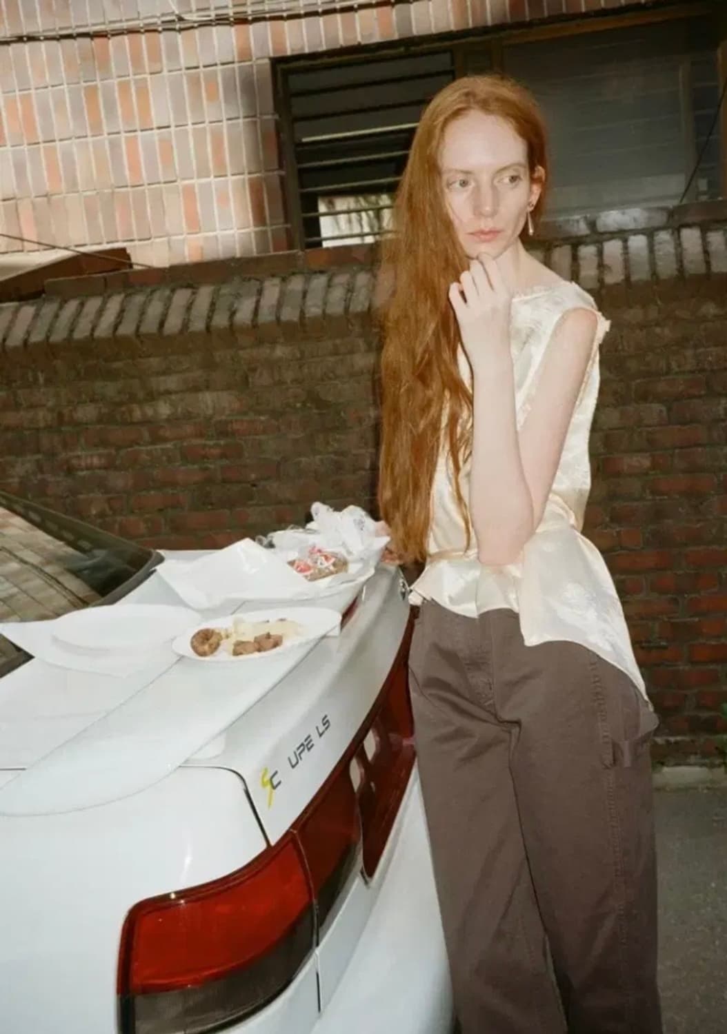 리본빛 코튼 카펜더팬츠 차콜 S 상품이미지3