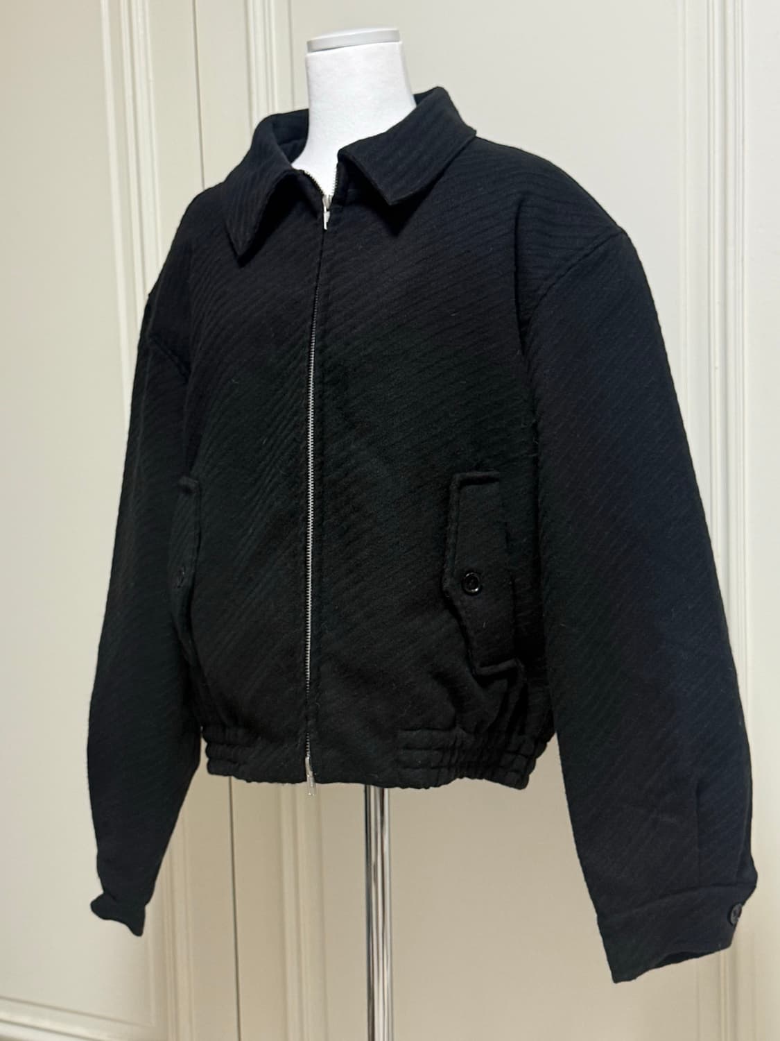 블랙 블루종 점퍼 상품이미지3