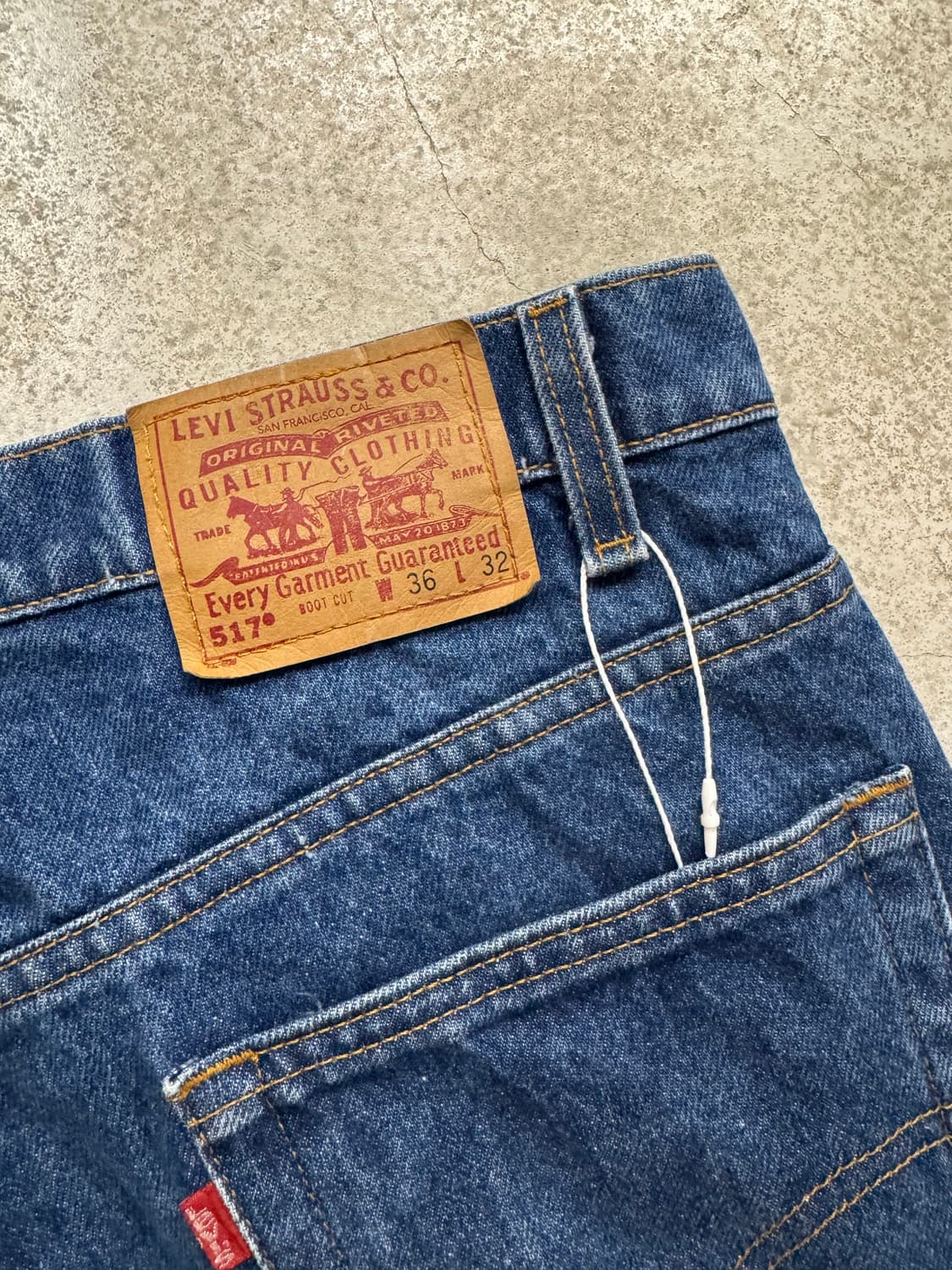 90s 리바이스 517 부츠컷 데님팬츠 usa 상품이미지8